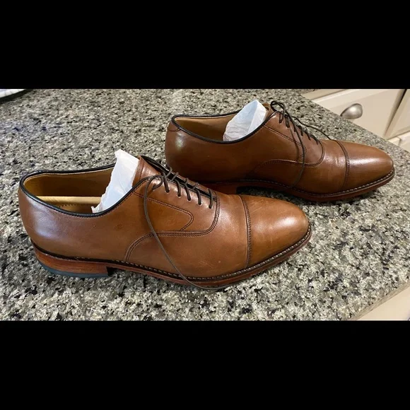 white christmas dresses Johnston & Murphy Men's Melton Cap Toe Oxfords (Large Sizes) – BigShoes main image 1